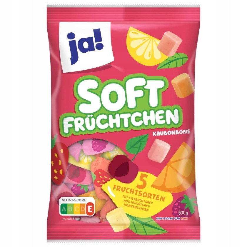 CUKIERKI SOFT FRUCHTCHEN JA z DE