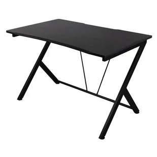 Biurko Gamingowe Dla Graczy 116X75 Czarne Metal - Biurka gamingowe - miniaturka - grafika 1