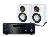 Zestawy stereo - Yamaha R-N600A (czarny) + Carina BS243.4 (biały) - miniaturka - grafika 1