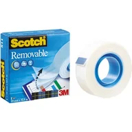 Taśmy klejące - Taśma odklejalna 19x33m matowa 3M SCOTCH MAGIC 811 w pudełku 70016072848 - miniaturka - grafika 1
