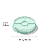 Miseczki i talerzyki dla dzieci - OXO Talerzyk Dzielony z Silikonową Przyssawką Opal - miniaturka - grafika 1