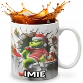 Kubki - KUBEK 330ml Z GRAFIKĄ PREZENT NA ŚWIĘTA WZORY - GRIN.CH BAJKA + IMIĘ - miniaturka - grafika 1