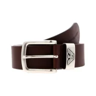 Paski - Emporio Armani Skórzany pasek - miniaturka - grafika 1