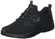 Trampki damskie - Skechers 149693 BBK, Trampki damskie, Czarna siatka/przycinanie, 38.5 EU, Black Mesh Trim - miniaturka - grafika 1