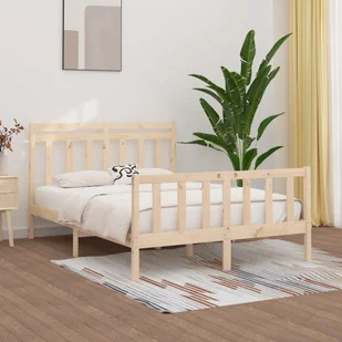 Łóżko z litego drewna sosnowego 160x200 cm - Łóżka - miniaturka - grafika 1