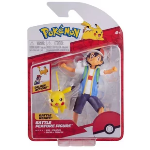 Jazwares Minifigurki Pokemon Ash + Pikachu Warszawa - Figurki dla dzieci - miniaturka - grafika 2