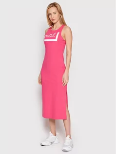 Sukienki - Emporio Armani EA7 Sukienka codzienna 3LTA55 TJ01Z 1410 Różowy Slim Fit - grafika 1