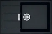 Zlewozmywaki - Franke Zlewozmywak Tektonito plautuvė, Sirius S2D 611-78 XL su užkemšamu ventiliumi, Carbon - miniaturka - grafika 1