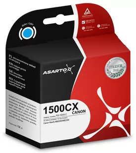 Asarto Tusz do Canon PGI-1500XLC | Maxify MB2050/2350 | | cyan AS-C1500CXN - Tusze zamienniki - miniaturka - grafika 1