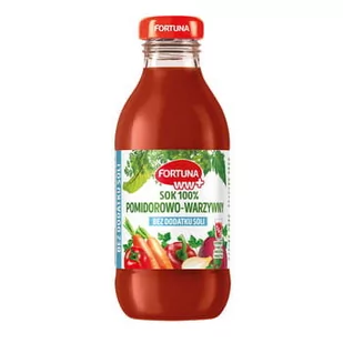 Fortuna ww+ pomidorowo-warzywny 100% bez dodatku soli 300 ml - Soki i napoje niegazowane - miniaturka - grafika 1