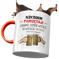 Kubki - Kubek Pomarańczowy Dla Nikodema Kolegi na Prezent z Nadrukiem ze Zdjęciem + Opakowanie na prezent (wzór 03) - miniaturka - grafika 1