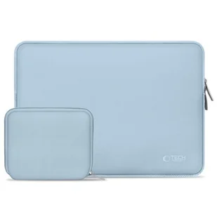 Etui na laptopa TECH-PROTECT Neoslim 15-16 cali Niebieski + Torba na akcesoria NEOSLIM LAPTOP 15-16 WINTER BLUE - Torby na laptopy - miniaturka - grafika 1