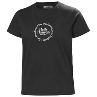 Koszulki i topy damskie - Koszulka sportowa damska Helly Hansen Core Graphic - miniaturka - grafika 1