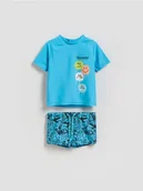 Skarpetki dla dzieci - Reserved - Kostium kąpielowy SmileyWorld® - niebieski - miniaturka - grafika 1