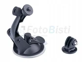 Akcesoria do kamer sportowych - Przyssawka na szybę UCHWYT mocowanie GoPro HERO 5 SJCAM EKEN H9R H8R H3R - miniaturka - grafika 1