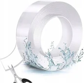 Dekoratorstwo - DWUSTRONNA TAŚMA NANO WIELOKROTNEGO UŻYTKU 5m - miniaturka - grafika 1