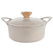 Garnki - Garnek aluminiowy FLORINA Oslo 28CM 6,7L Kremowy  | Raty - miniaturka - grafika 1