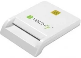 Techly Czytnik Techly Techly Kompaktowy czytnik USB 2.0 kart Smart biały 029150 - Czytniki kart pamięci - miniaturka - grafika 2