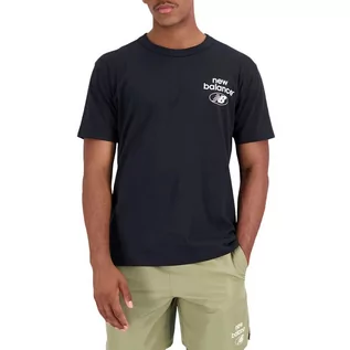 Koszulki sportowe męskie - Koszulka New Balance MT31518BK - czarna - grafika 1