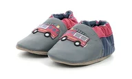 Kapcie damskie - Robeez Chłopiec Emergency Fire Kapcie, Ciemnoszary niebieski, 17/18 EU - miniaturka - grafika 1