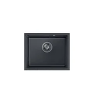 Zlewozmywaki - STEINER Alec zlewozmywak granitowy czarny HQA4640CZK - miniaturka - grafika 1