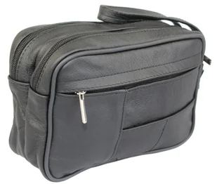 Saszetka Męska Skórzana Średnia MAGRE (PL) ANDRZEJ II BIS DeLuxe Skóra Naturalna 22,5 x 15 x 5 [cm] - Torby męskie - miniaturka - grafika 8