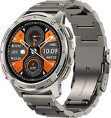 Smartwatch - Maxcom FW110 Titan Chronos Srebrny - miniaturka - grafika 1