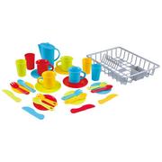 Zabawki AGD - Playgro Zestaw do mycia naczyń, 30 elementów, 3118 - miniaturka - grafika 1