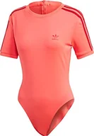 Body - adidas Damskie body z krótkim rękawem, czerwony (Flash Red), 42 (L) - miniaturka - grafika 1