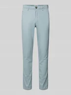 Spodnie męskie - Chinosy o kroju slim fit ze szlufkami na pasek model ‘MARCO BOWIE’ - miniaturka - grafika 1
