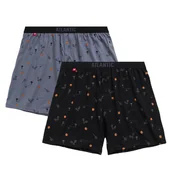 Majtki męskie - Bawełniane bokserki męskie z motywem tenisowym-xl - miniaturka - grafika 1