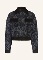 Marynarki i żakiety damskie - Boss Kurtka Z Mieszanki Materiałów Jutala schwarz - miniaturka - grafika 1