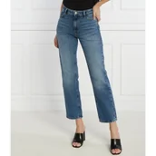 Spodnie damskie - GUESS Jeansy 1981 | Straight fit | high waist - miniaturka - grafika 1