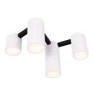 Lampy sufitowe - Jadalniana lampa sufitowa Laxer C0228 Maxlight nad stół metal biały czarny - miniaturka - grafika 1