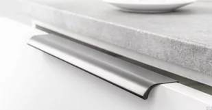 Uchwyt meblowy krawędziowy Ona 1440 Aluminiowy srebrny - Zawiasy, okucia i inne akcesoria - miniaturka - grafika 1