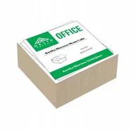 Etykiety samoprzylepne i bloki etykiet - Kostka biurowa Kraft nieklejona karteczki 8,5x8,5 - miniaturka - grafika 1