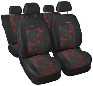 Auto-Dekor Pokrowce samochodowe Elegance Czerwony - Pokrowce na fotele - miniaturka - grafika 1