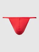 Majtki męskie - Stringi w jednolitym kolorze model ‘Plumes’ - miniaturka - grafika 1