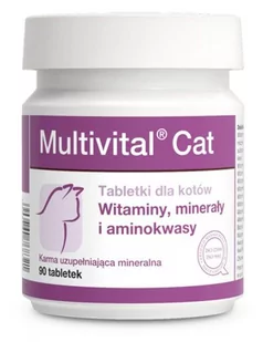 Dolfos Multivital Cat 90 tab. - Suplementy i witaminy dla kotów - miniaturka - grafika 1
