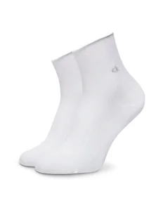 Calvin Klein Skarpety wysokie damskie 701229681 Biały - Skarpetki damskie - miniaturka - grafika 1