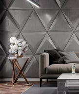 Elewacje - 60x60 cm VT - PB36 (S96 ciemny szary) TRIANGLE - Panel dekor 3D beton architektoniczny - miniaturka - grafika 1