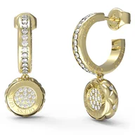 Kolczyki - Kolczyki Guess JUBE0459 6JW Złoty - miniaturka - grafika 1