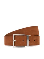 Paski - Tommy Hilfiger Pasek Męski Hudson Rev 3.5 AM0AM13945 Brązowy - miniaturka - grafika 1