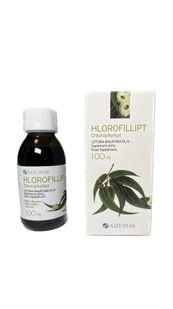 Hlorofillipt płyn (ekstrakt chlorofilu eukaliptusa) 100ml - Przeziębienie i grypa - miniaturka - grafika 1