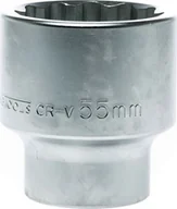 Klucze i nasadki - Teng Tools Nasadka 12-kątna z chwytem 1" 55 mm - miniaturka - grafika 1