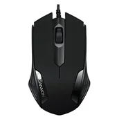 Myszki - Canyon Optical Wired Mouse czarny (CN_CNE-CMS02B) - miniaturka - grafika 1