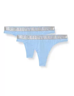 Emporio Armani Damskie kultowe stringi z mikrofibry, Barwinek, M - Majtki damskie - miniaturka - grafika 1