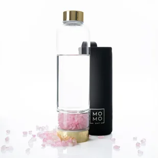 Butelka na wodę z różowym kwarcem 450mL - Ozdoby bożonarodzeniowe - miniaturka - grafika 1
