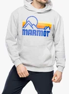 Bluzy damskie - Bluza z kapturem Marmot Coastal Hoody - light grey heather - miniaturka - grafika 1