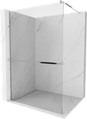 Ścianki i drzwi prysznicowe - Mexen Kioto+ ścianka prysznicowa z półką Walk-in 120 x 200 cm, transparent, chrom - 800-120-121-01-00 - miniaturka - grafika 1